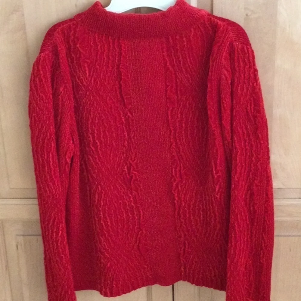Woman’s Vintage Red Sweater byChoices size M